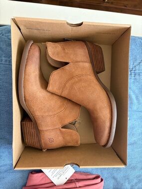 Born Shari Tan Ankle Booties